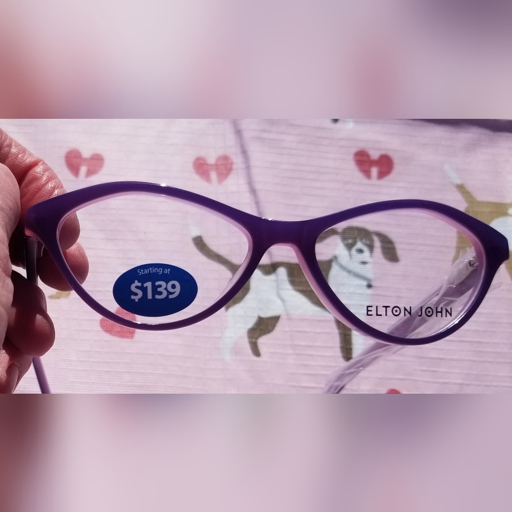 NEW purple ELTON JOHN glasses (2 day sale $25.)